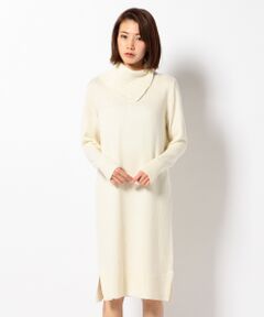 アルパカブレンドバルキー ニットワンピース