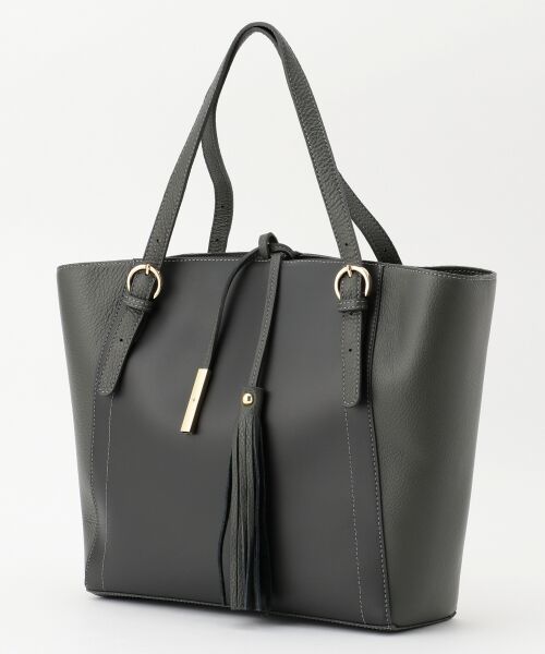 structured crosshatch tote bag