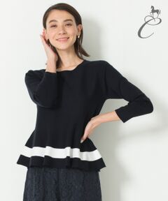 【Class Lounge】SEA ISLAND COTTON クルーネックニット(検索番号Y53)