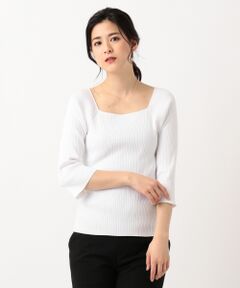 【Class Lounge】SEA ISLAND COTTON リブニットプルオーバー(検索番号Y54)