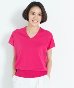 自由区 / ジユウク ニット・セーター | 【新色追加】コットンアセテート Vネックプルオーバー(検索番号E65)