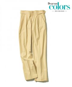 自由区 / ジユウク その他パンツ | 【亜希さん着用】リランチェ センタープレスワイドパンツ(検索番号E43)