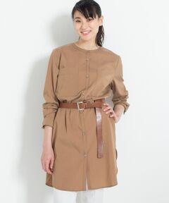 自由区 / ジユウク トップス | 【洗える】STRETCH POPLIN ブラウス