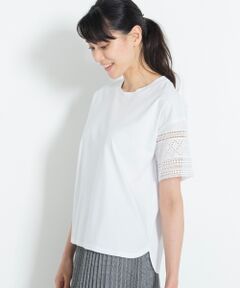 【洗える】EMBROIDERY JERSEY カットソー