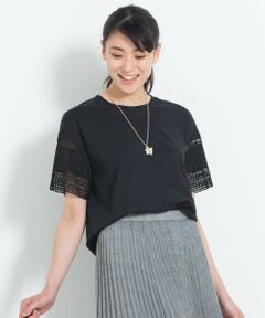 【洗える】EMBROIDERY JERSEY カットソー