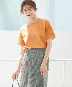 【洗える】EMBROIDERY JERSEY カットソー