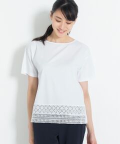 【洗える】EMBROIDERY JERSEY カットソー