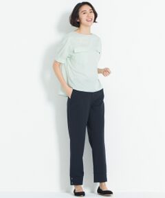 【洗える】T/R GABARDINE パンツ