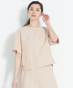 【洗える】LINEN OX ブラウス