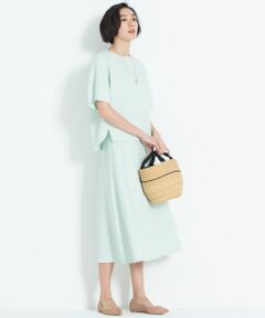 【洗える】LINEN OX スカート