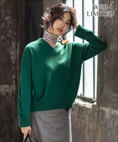 自由区 / ジユウク ニット・セーター | 【亜希さん着用】ピュアカシミヤミルド Vネックプルオーバー(検索番号Q47)
