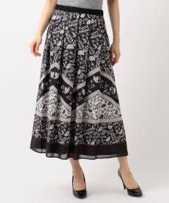 自由区 / ジユウク ミニ・ひざ丈スカート | 【Class Lounge】SARASAプリントスカート