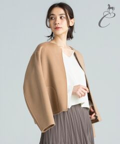 たこよ　23区☆未使用size46 ベージュブルゾン定価¥30800 セール】ダックジップブルゾン（ブルゾン）｜8(eight)（エイト