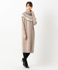 【Class Lounge】JAQUARD ニットワンピース