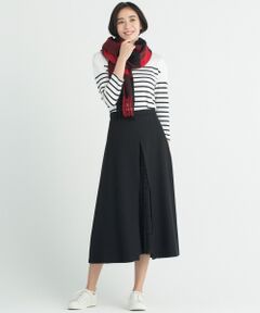 自由区 / ジユウク ミニ丈・ひざ丈ワンピース | 【mi-molletコラボ】ボーダー×レース セットアップ(検索番号N72)