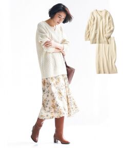 自由区 / ジユウク ロング・マキシ丈ワンピース | 【マガジン掲載】ケーブルニットセットアップ(検索番号R53)