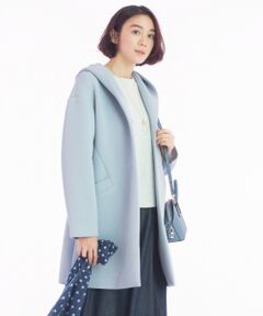 【洗える】CARDY BOARD JERSEY フーデッドコート