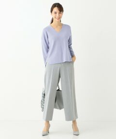 自由区 / ジユウク その他パンツ | 【マガジン掲載】2WAYストレッチ クロップドワイドパンツ(検索番号D45)