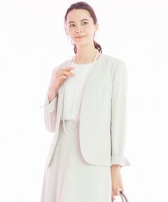 自由区 / ジユウク ノーカラージャケット | 【洗える】PREP TWILL ノーカラージャケット