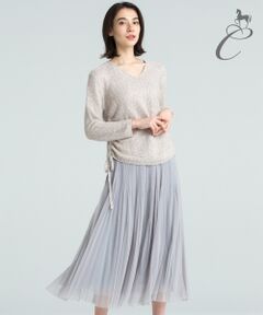 自由区 / ジユウク ミニ・ひざ丈スカート | 【Class Lounge】MICRO TULLE プリーツスカート(検索番号Y28)