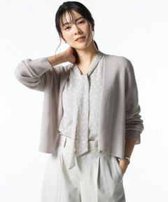 自由区 / ジユウク トップス | 【マガジン掲載】アニマルドットプリント ボウタイブラウス(検索番号F46)