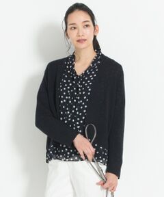 自由区 / ジユウク トップス | 【マガジン掲載】アニマルドットプリント ボウタイブラウス(検索番号F46)