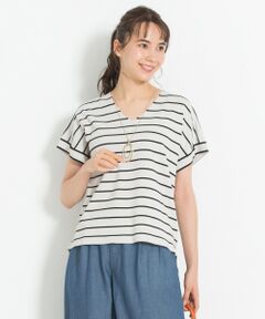 自由区 / ジユウク ニット・セーター | 【マガジン掲載】ビスコースストレッチ Vネックプルオーバー(検索番号G29)