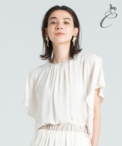 自由区 / ジユウク トップス | 【Class Lounge】HIGH MULTI ギャザーネックプルオーバー