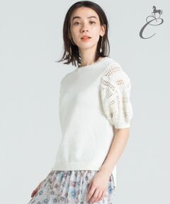 【Class Lounge】WASHI COTTON スリーブデザインニット