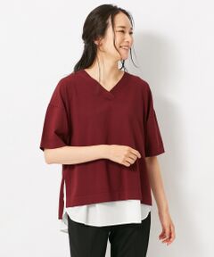 【2WAY】RAYON STRECH シャツコンビニット