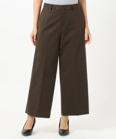 自由区 / ジユウク その他パンツ | 【Sサイズ有】2WAYストレッチ クロップドワイドパンツ