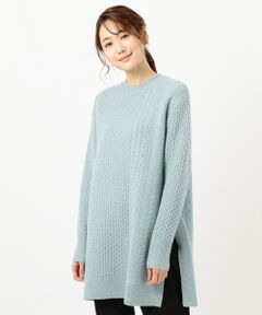 【Class Lounge】BIAGIOLI CASHMERE アラン模様ニット