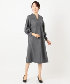 【Class Lounge】WOOL GEORGETTE ワンピース