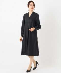 自由区 / ジユウク ミニ丈・ひざ丈ワンピース | 【Class Lounge】WOOL GEORGETTE ワンピース