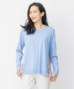 自由区 / ジユウク ニット・セーター | 【Sサイズ有】ERICA フラワープリント コンビ ニット