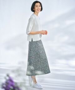 自由区 / ジユウク ミニ・ひざ丈スカート | 【Sサイズ有】米沢ジャカード リバーシブル スカート