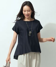 自由区 / ジユウク カットソー | 【UV/吸水速乾】バックペプラム ジャージー プルオーバー