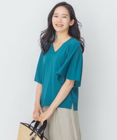 【Sサイズ有】 VISCOSE STRETCH Vネック ニット プルオーバー