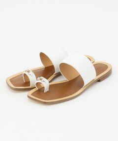 自由区 / ジユウク サンダル | 【CORSO ROMA】フラット レザー サンダル(検索番号:JH46)