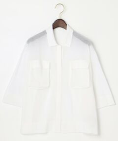 自由区 / ジユウク ニット・セーター | 【Class Lounge】ノアールシアー シャツニット