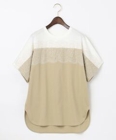 【Class Lounge】ソフィアレットレースコンビ Tシャツ