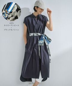 自由区 / ジユウク ミニ丈・ひざ丈ワンピース | 【丈が選べる！】カスタマイズ シャツワンピース 116