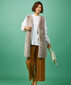 自由区 / ジユウク その他パンツ | 【新色追加！】吸水撥油 TRギャバ ワイドパンツ