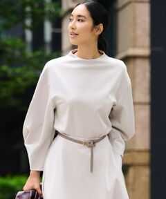 自由区 / ジユウク スウェット | 【洗える/Sサイズ有】エアリーダンボール ボリュームスリーブ ハイネックプルオーバー