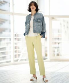 自由区 / ジユウク その他パンツ | 【セットアップ着用可】ダブルクロス テーパードパンツ