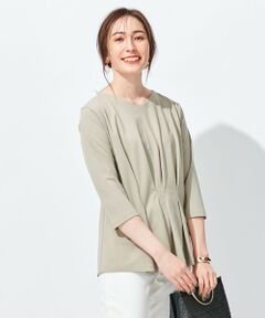 自由区 / ジユウク カットソー | 【放湿性/保湿性】イージートップス タックディテール カットソー