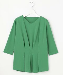 自由区 / ジユウク カットソー | 【放湿性/保湿性】イージートップス タックディテール カットソー