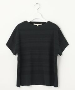 自由区 / ジユウク ニット・セーター | 【洗える】クレープストレッチボーダー ニット