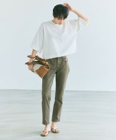 【WE WANT/新色登場/着丈+2cm 】365DENIM  ストレートスリムデニム パンツ