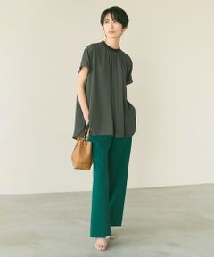 自由区 / ジユウク その他パンツ | 【WEB限定カラーあり/洗える/撥水加工】TRギャバ ストレートパンツ